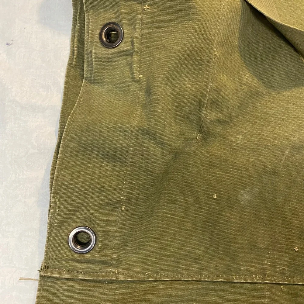Vintage US Army Canvas Sea Bag Duffel Korean Vietnam Era‎ RA18842029